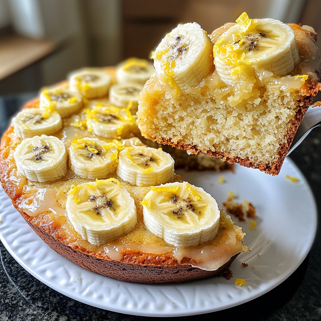Bananenkuchen mit Zitronennote