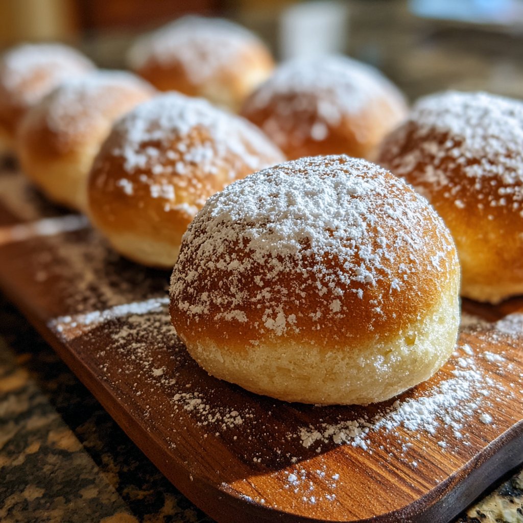 Quarkbällchen mit Joghurtteig