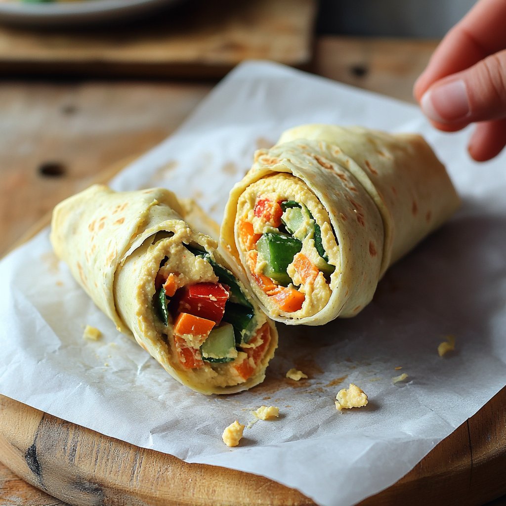 Wraps mit Hummus