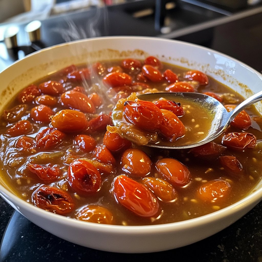 Tomatensuppe mit Ofentomaten